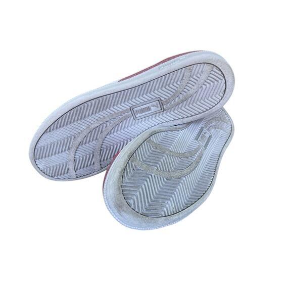 Puma Women's Glitter Lace-up Sneakers Pink and White Size 6.5 Medium - Picture 5 of 7